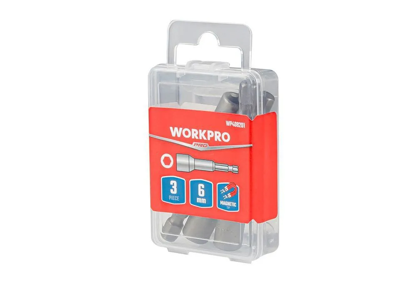 Головка магнитная 8х65мм 1/4" (3шт) WORKPRO WP408203 Головка магнитная 8х65мм 1/4" (3шт) WORKPRO WP408203 — изображение 3
