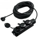 Силовой удлинитель ЗУБР КГ-325-Ш3 5 м, 3 розетки, IP44