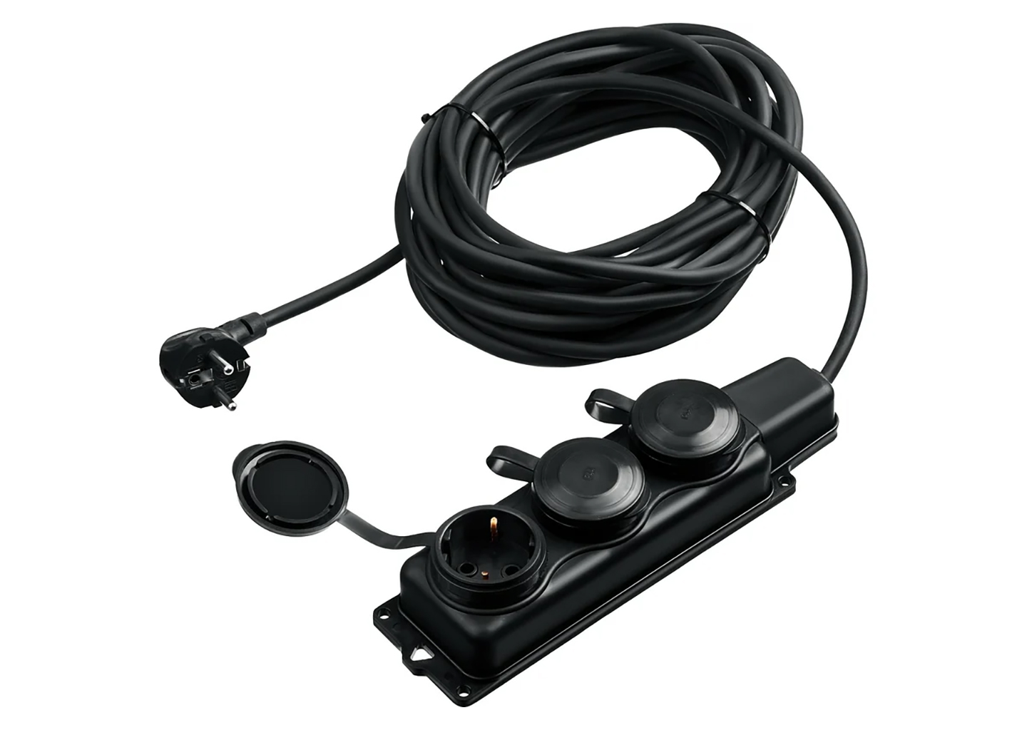 Силовой удлинитель ЗУБР КГ-325-Ш3 5 м, 3 розетки, IP44