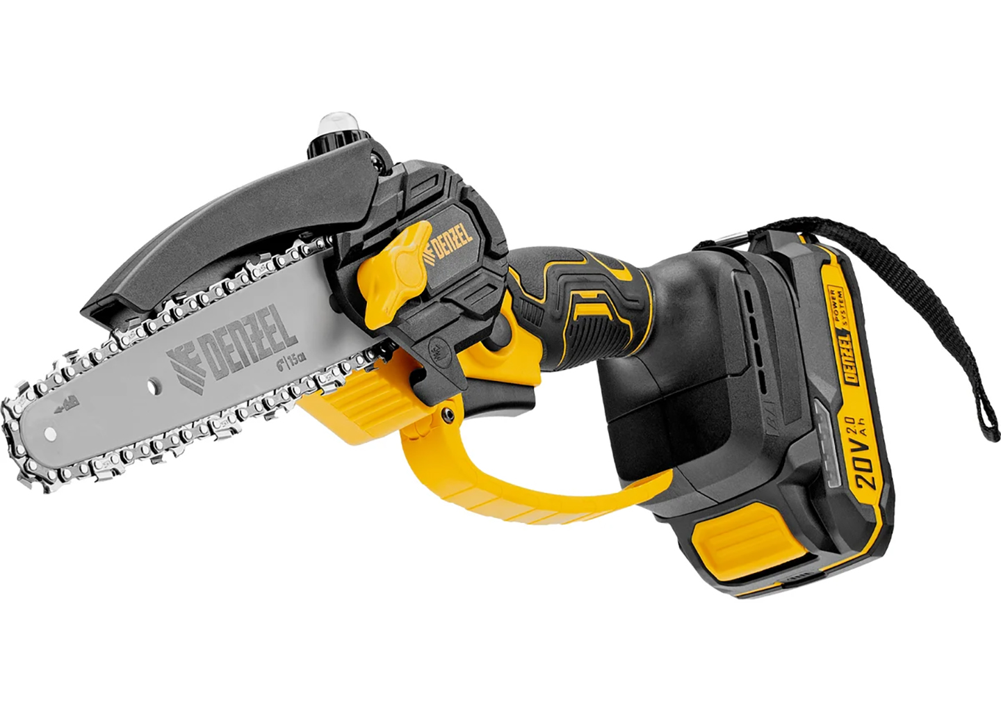 Цепная мини-пила аккумуляторная DENZEL CCS-150 Цепная мини-пила аккумуляторная DENZEL CCS-150 — изображение 23