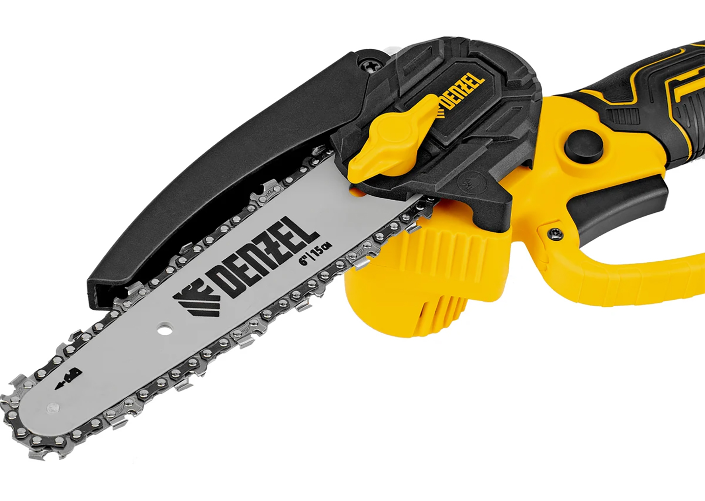 Цепная мини-пила аккумуляторная DENZEL CCS-150 Цепная мини-пила аккумуляторная DENZEL CCS-150 — изображение 14