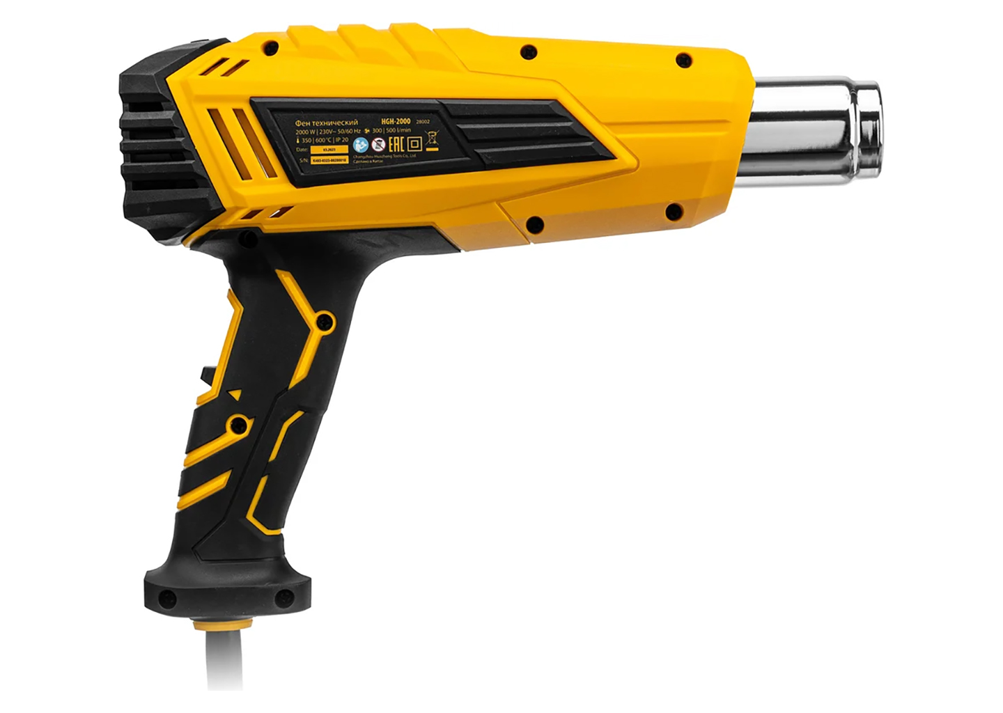 Фен технический DENZEL HGH-2000 28002 Фен технический DENZEL HGH-2000 28002 — изображение 10