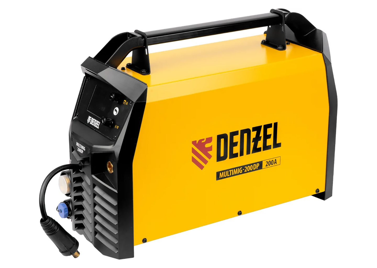 Инверторный полуавтомат сварки Denzel MultiMIG-200DP Synergy Double Pulse 200A 94313