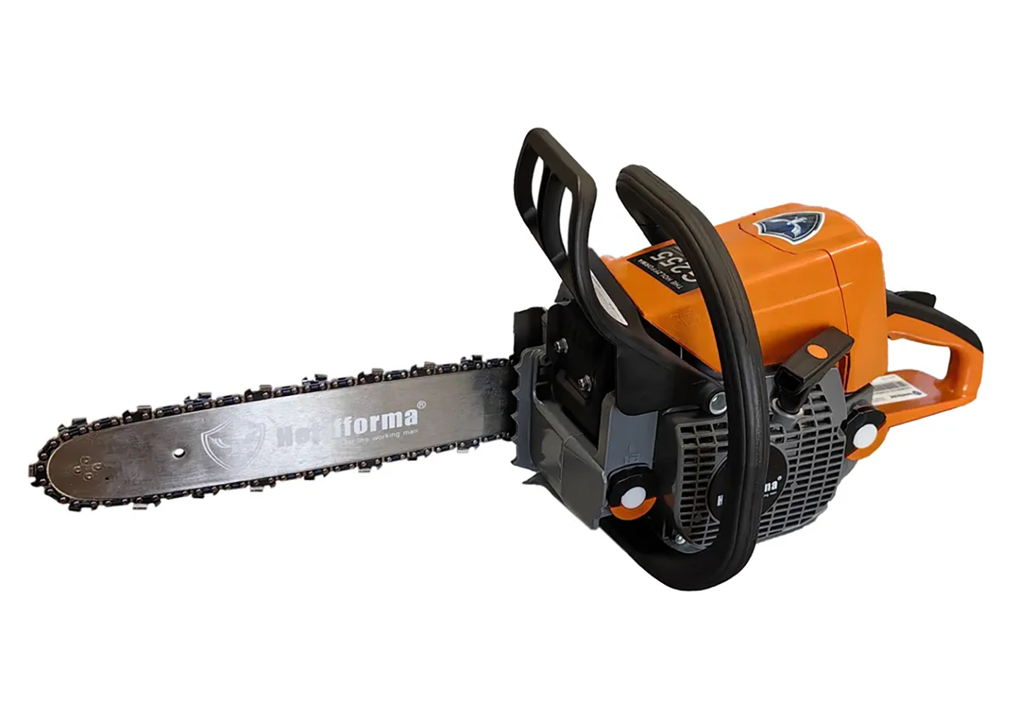 Бензопила Holzfforma G255 Orange Dark Gray с шиной 35 см и цепью 0.325″ — Вольтмаг