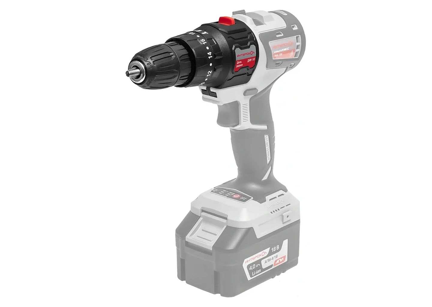 Модуль дрели ударной ИНТЕРСКОЛ ДАУ-10 МультиМАКС 18В 755.0.0.40