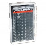 Набор бит Matrix 11387 61 шт с магнитным адаптером 1/4 в пластиковом кейсе