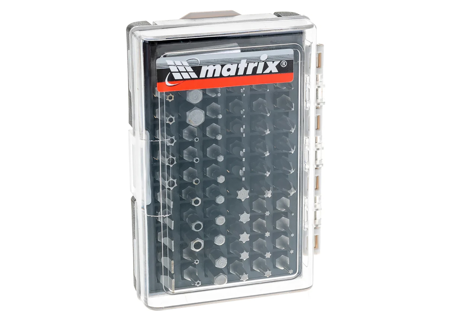 Набор бит Matrix 11387 61 шт с магнитным адаптером 1/4 в пластиковом кейсе