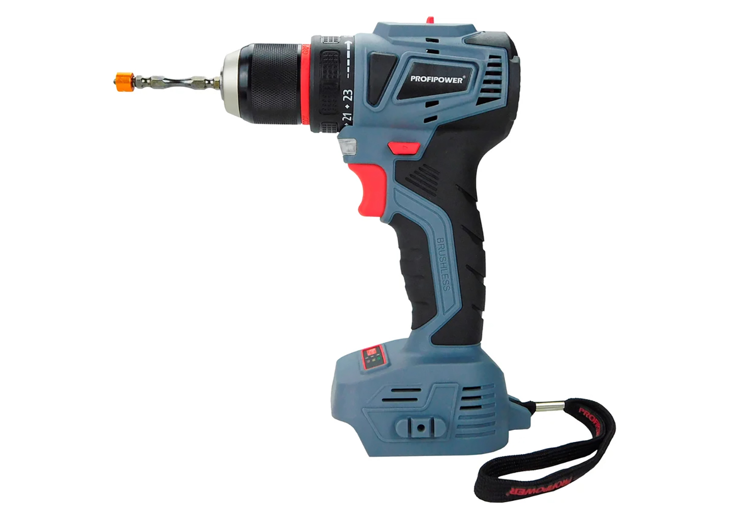Аккумуляторная бесщеточная дрель-шуруповерт ProfiPower MKBL-18B без АКБ