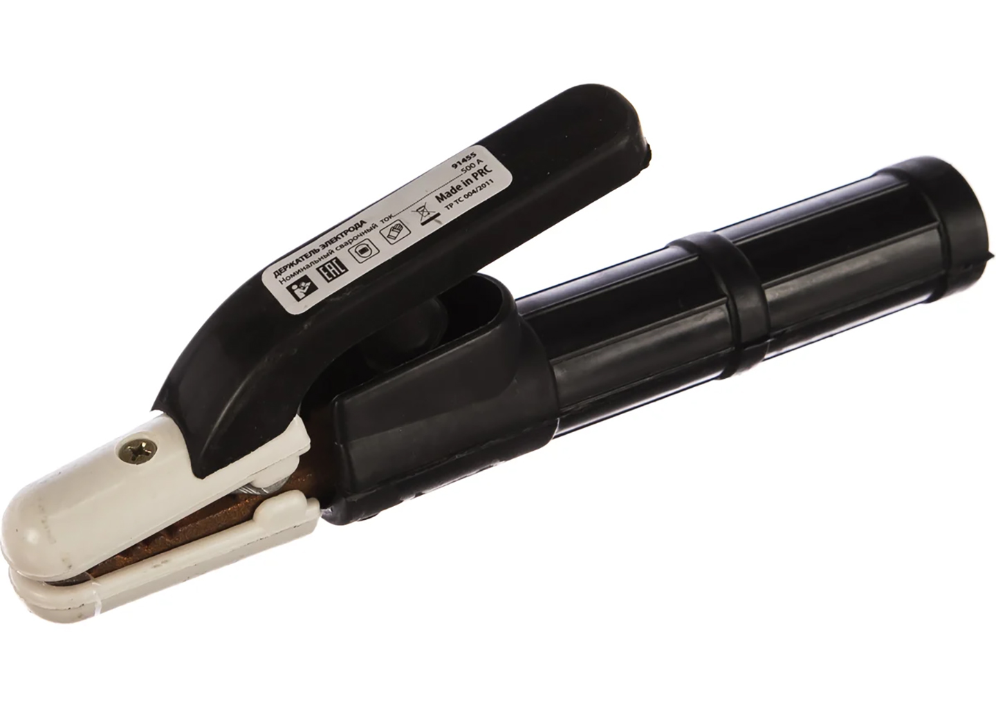 Держатель электродов Сибртех 91455 500 А пружинный крокодил, для электродов до 10 мм