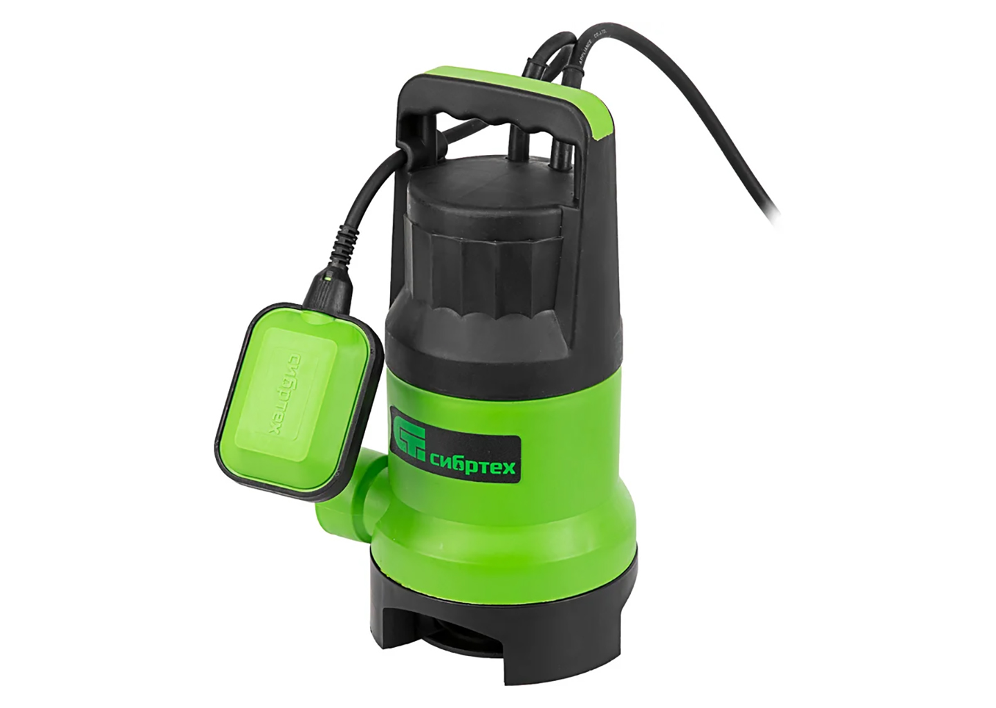 Дренажный насос для грязной воды Сибртех СДН800-35 800 Вт, погружной, поплавковый выключатель