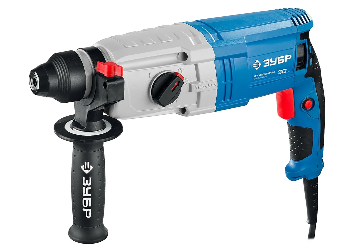 Перфоратор SDS-Plus ЗУБР ЗП-30-900 К 900 Вт в кейсе для бурения бетона и долбления