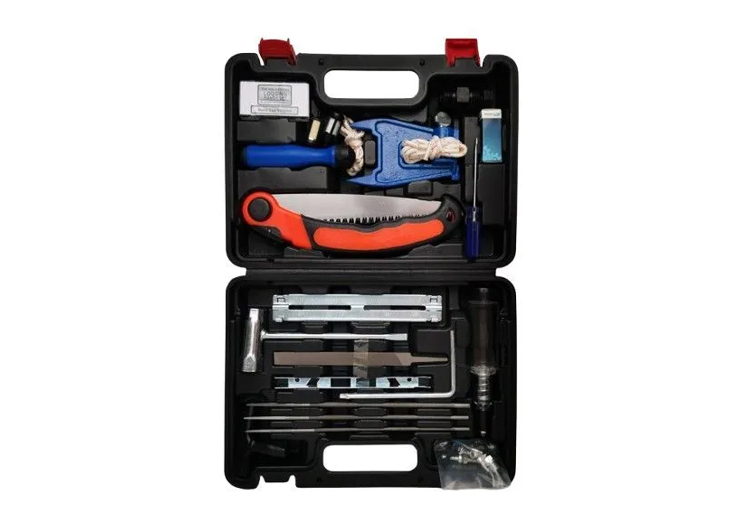 Набор инструментов FARMERTEC PJ91066 с ручной пилой и оснасткой для обслуживания бензопил