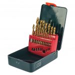 Набор сверл по металлу Metabo HSS-TiN 27156 (19 шт., 1–10 мм) в металлическом кейсе