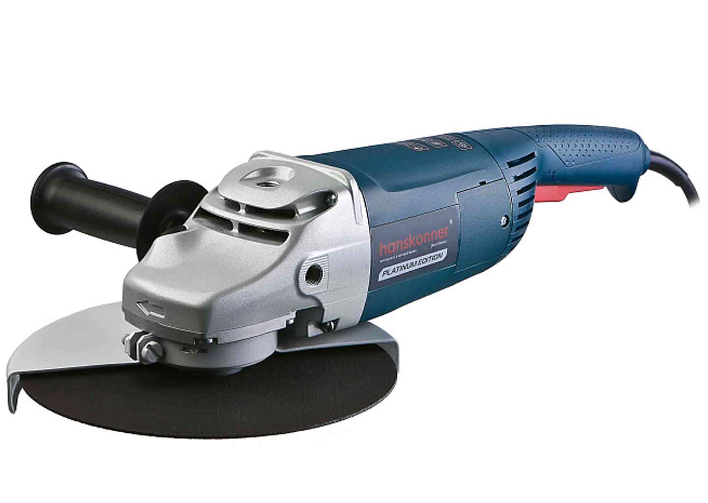 Болгарка (УШМ) Hanskonner PLATINUM HWS26230B, 230 мм, 2600 Вт, с плавным пуском