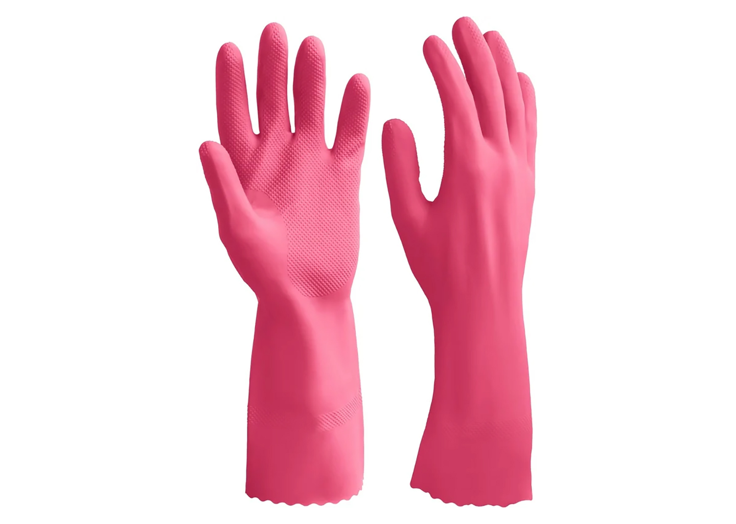 Латексные перчатки ЗУБР 11250-S ЛАТЕКС+ размер S с хлопковым напылением, текстурированная ладонь