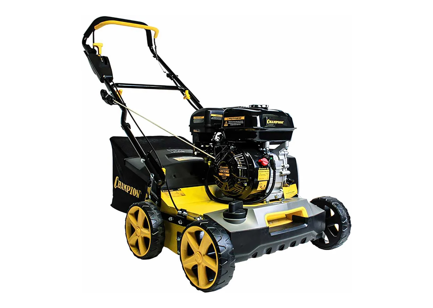 Бензиновый скарификатор CHAMPION GSC5140 40 см с травосборником 45 л — Вольтмаг Донецк