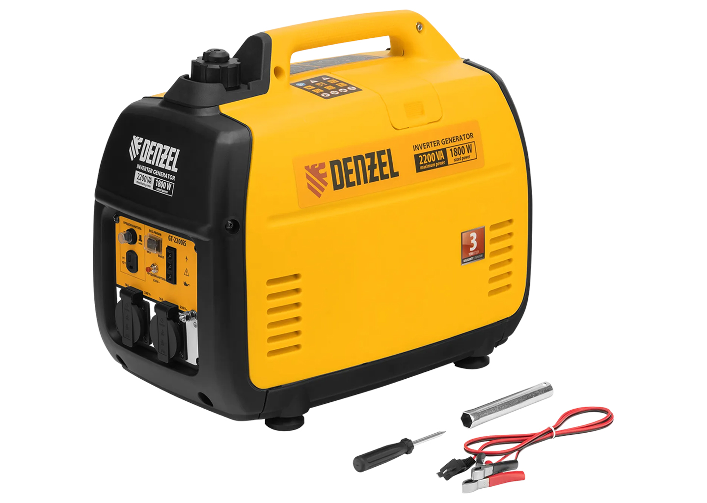 Генератор инверторный DENZEL GT-2200iS Генератор инверторный DENZEL GT-2200iS — изображение 2