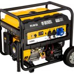 Бензиновый генератор DENZEL PS 90 EA 9469343 9 кВт на усиленной раме