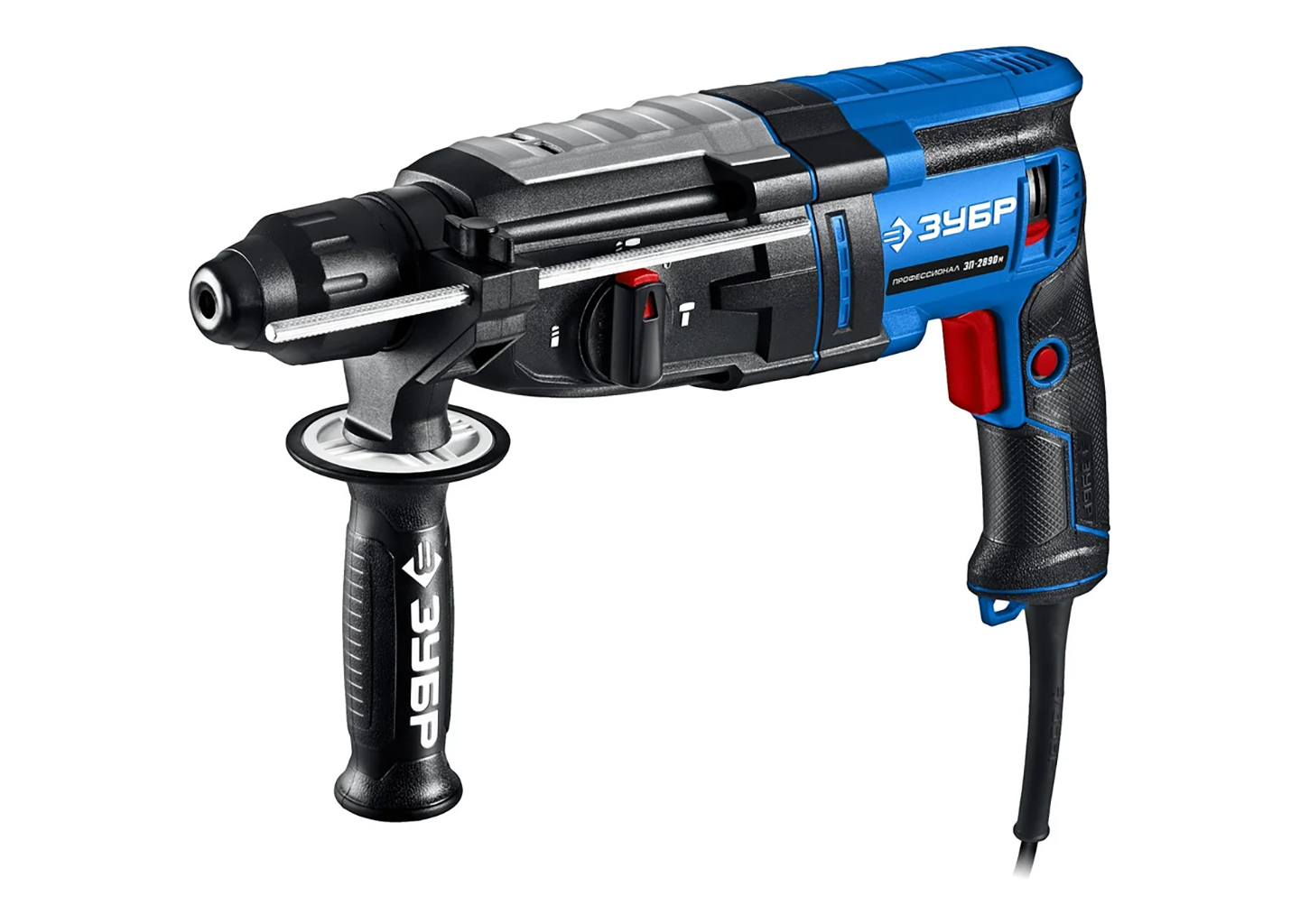 Перфоратор SDS Plus ЗУБР Профессионал ЗП-2890 М в кейсе