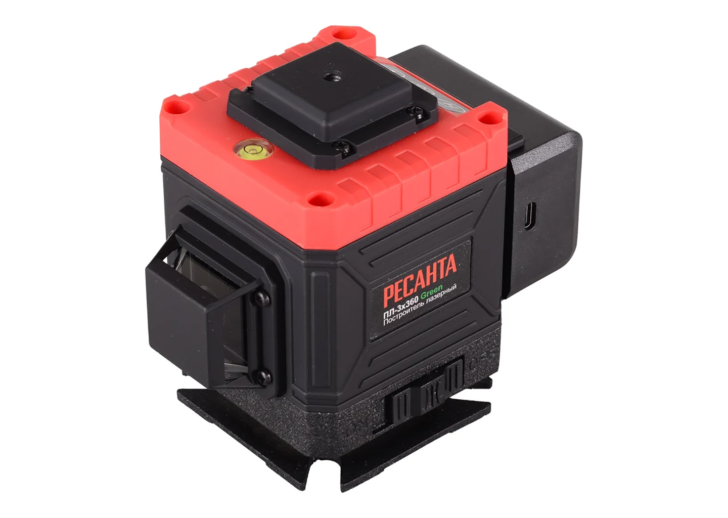 Построитель лазерный Ресанта ПЛ-3Х360 Green, зелёный луч 360°