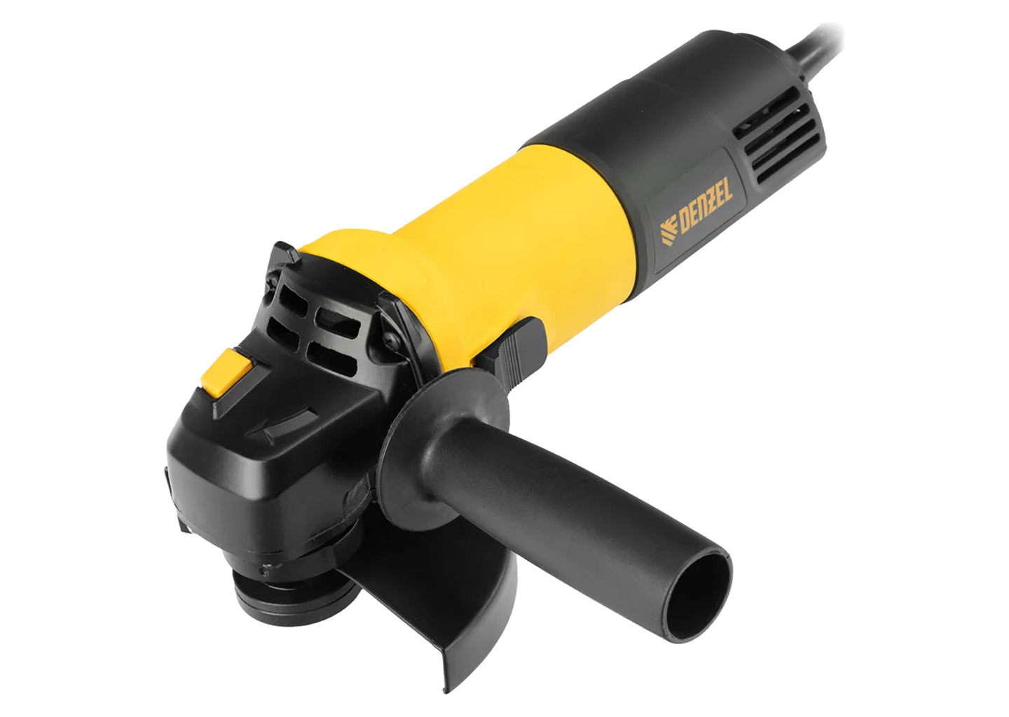 Угловая шлифовальная машина Denzel AGH125-900 26904 900 Вт 125 мм на белом фоне