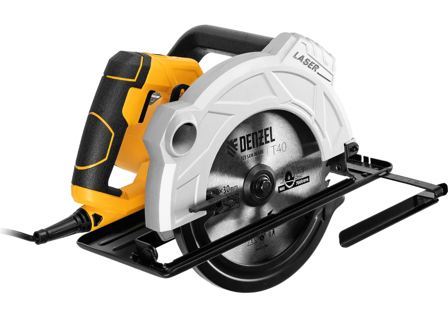 Циркулярная пила DENZEL CS-210 27305 с диском 210 мм