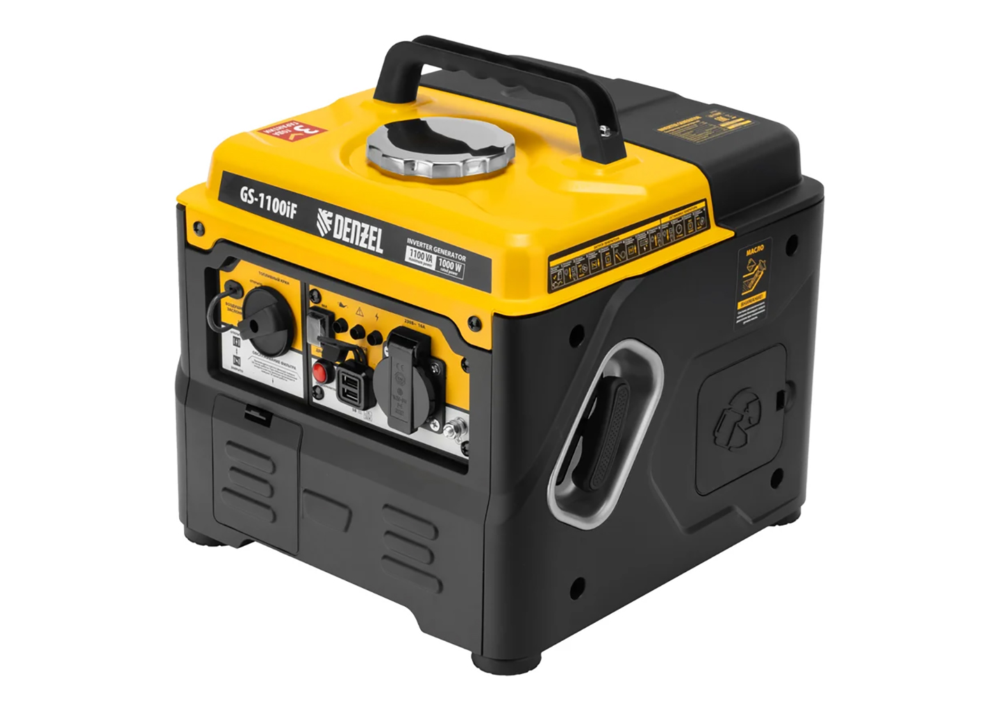 Генератор инверторный DENZEL GS-1100iF Генератор инверторный DENZEL GS-1100iF — изображение 2