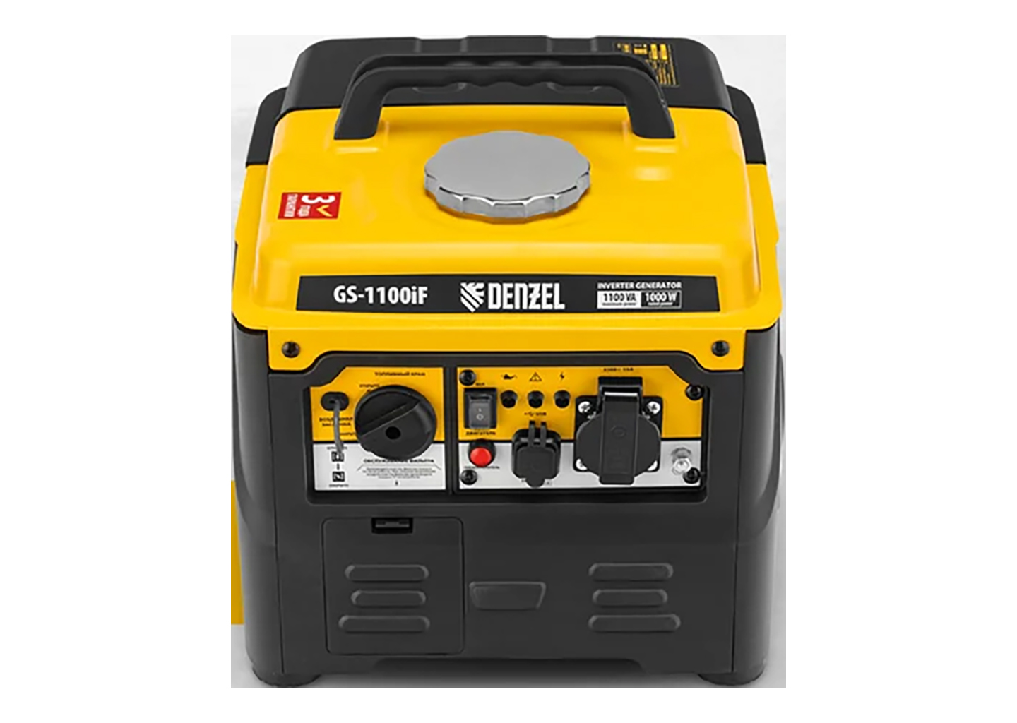 Генератор инверторный DENZEL GS-1100iF Генератор инверторный DENZEL GS-1100iF — изображение 3