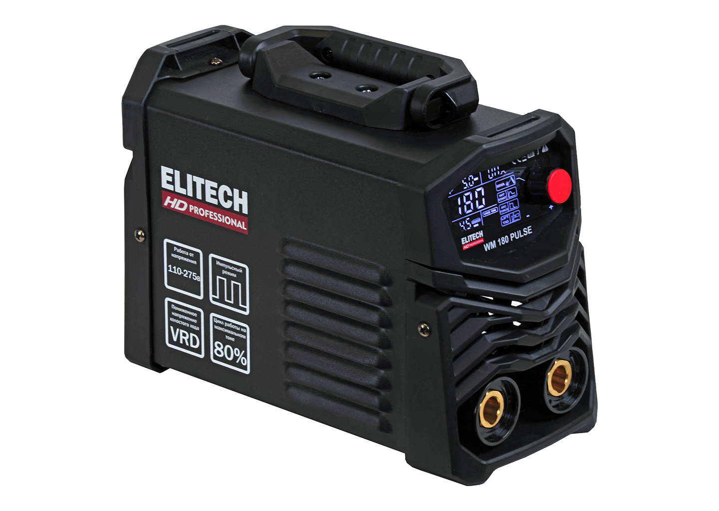 Сварочный инвертор ММА ELITECH HD WM 180 PULSE Сварочный инвертор ММА ELITECH HD WM 180 PULSE — изображение 6