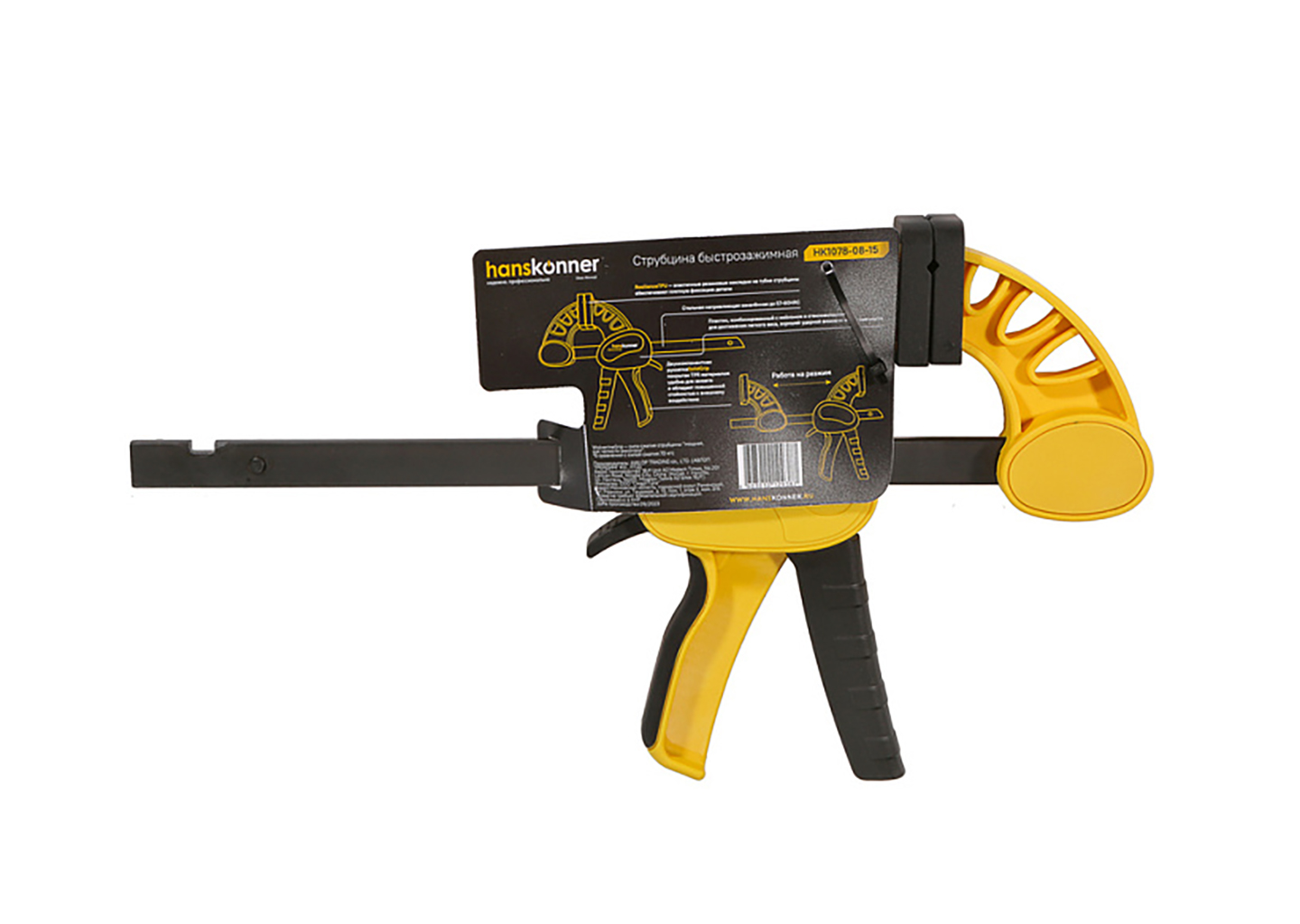 Струбцина быстрозажимная Hanskonner HK1078-08-15 Струбцина быстрозажимная Hanskonner HK1078-08-15 — изображение 8