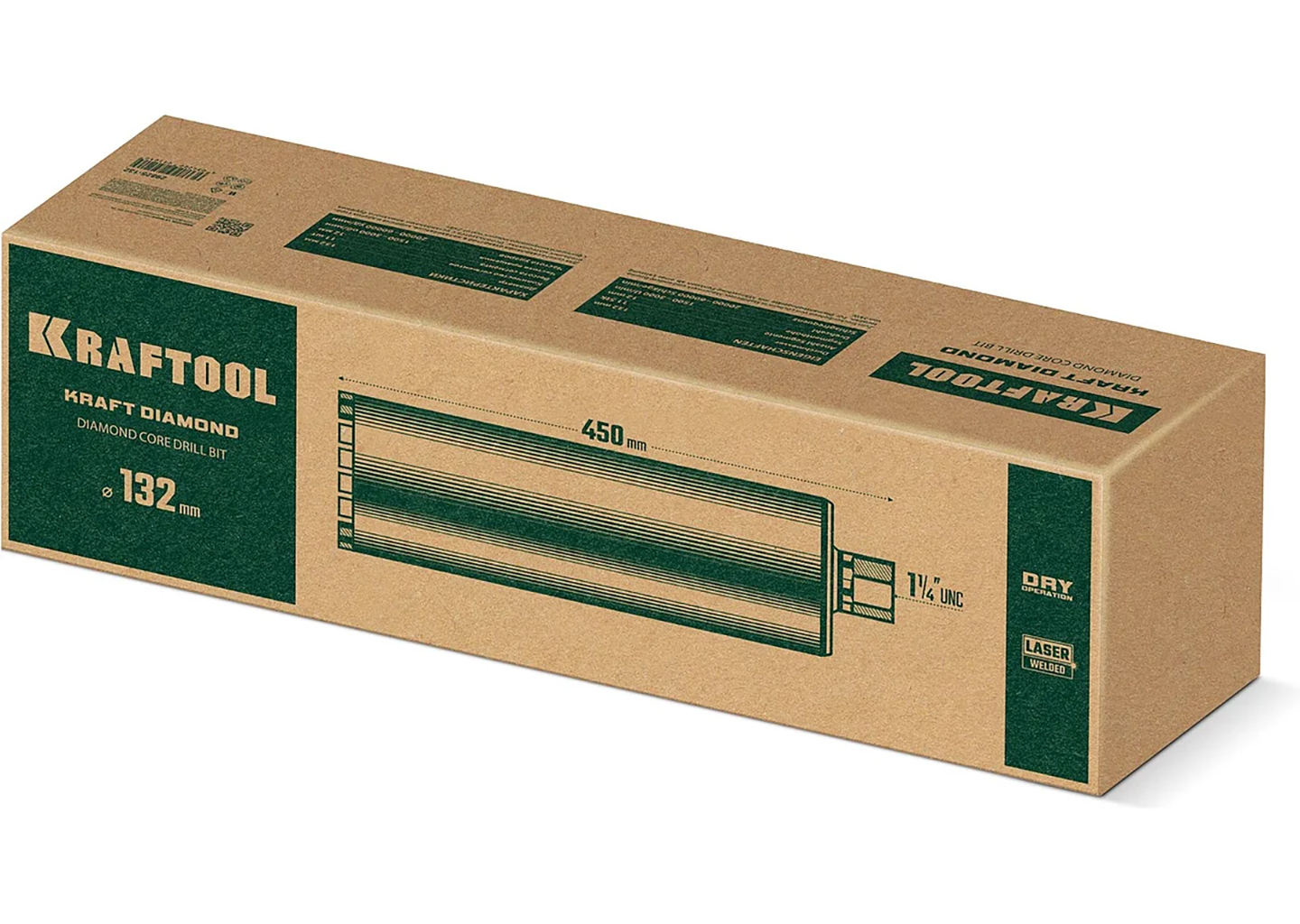 Алмазная коронка по железобетону KRAFTOOL DIAMOND 29825-132 Алмазная коронка по железобетону KRAFTOOL DIAMOND 29825-132 — изображение 5