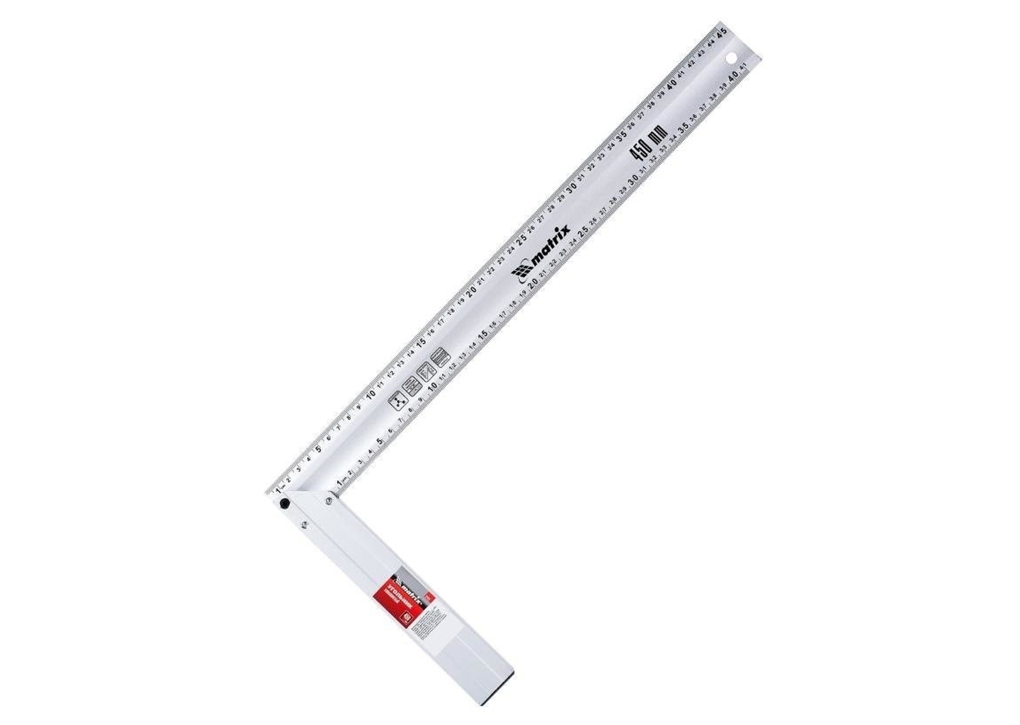 Угольник MATRIX 32475 алюминиевый литой 455×180 мм