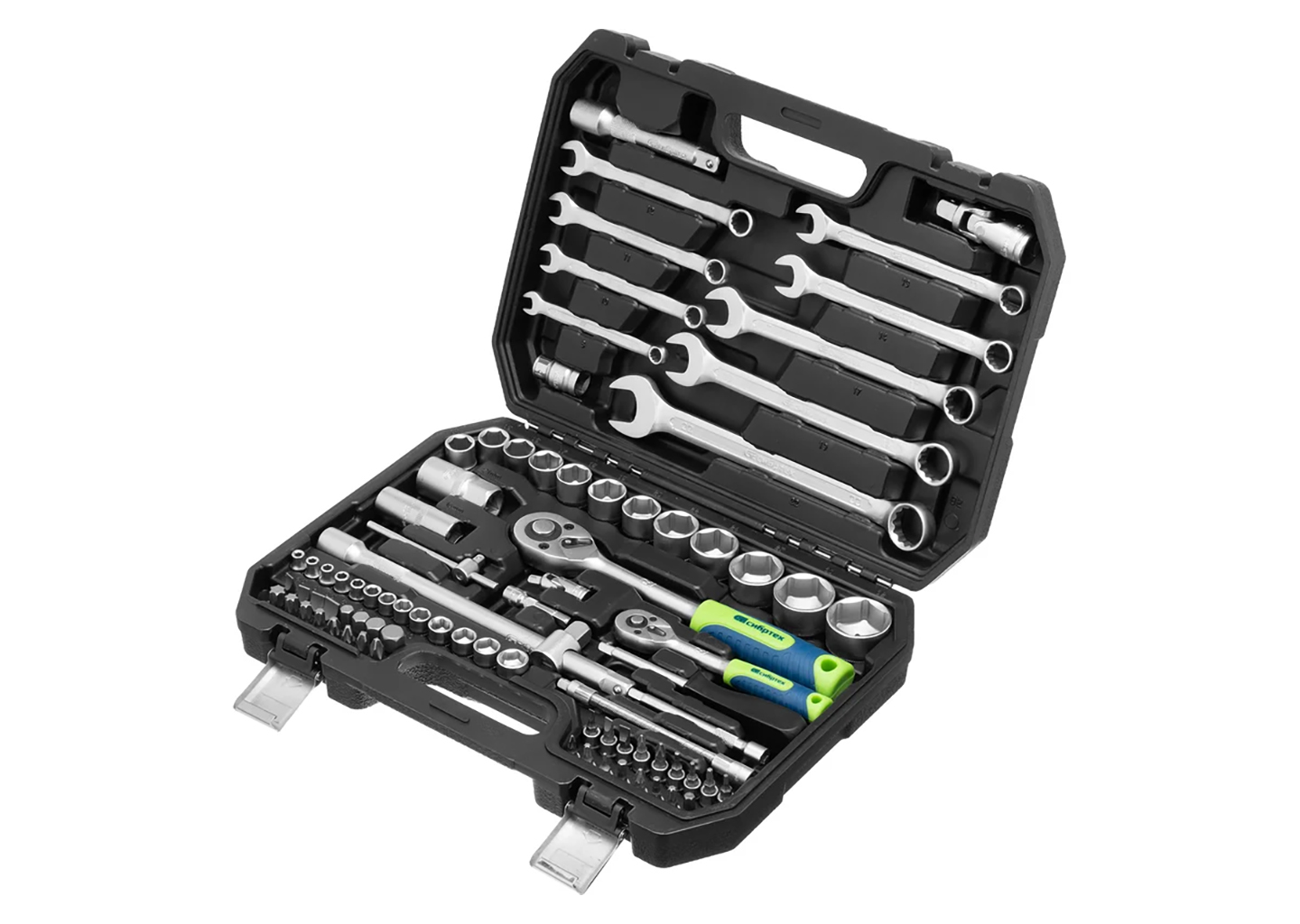 Набор инструментов СИБРТЕХ 13391 82 предмета в пластиковом кейсе