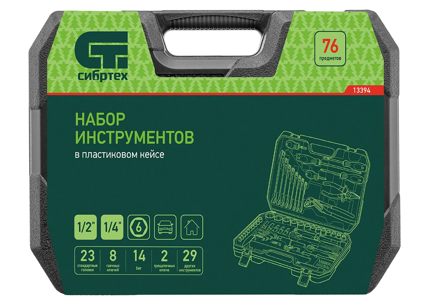 Набор инструментов СИБРТЕХ 13394 Набор инструментов СИБРТЕХ 13394 — изображение 19