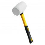 Белая резиновая киянка STAYER Professional 20533-450 450 г с фибергласовой рукояткой