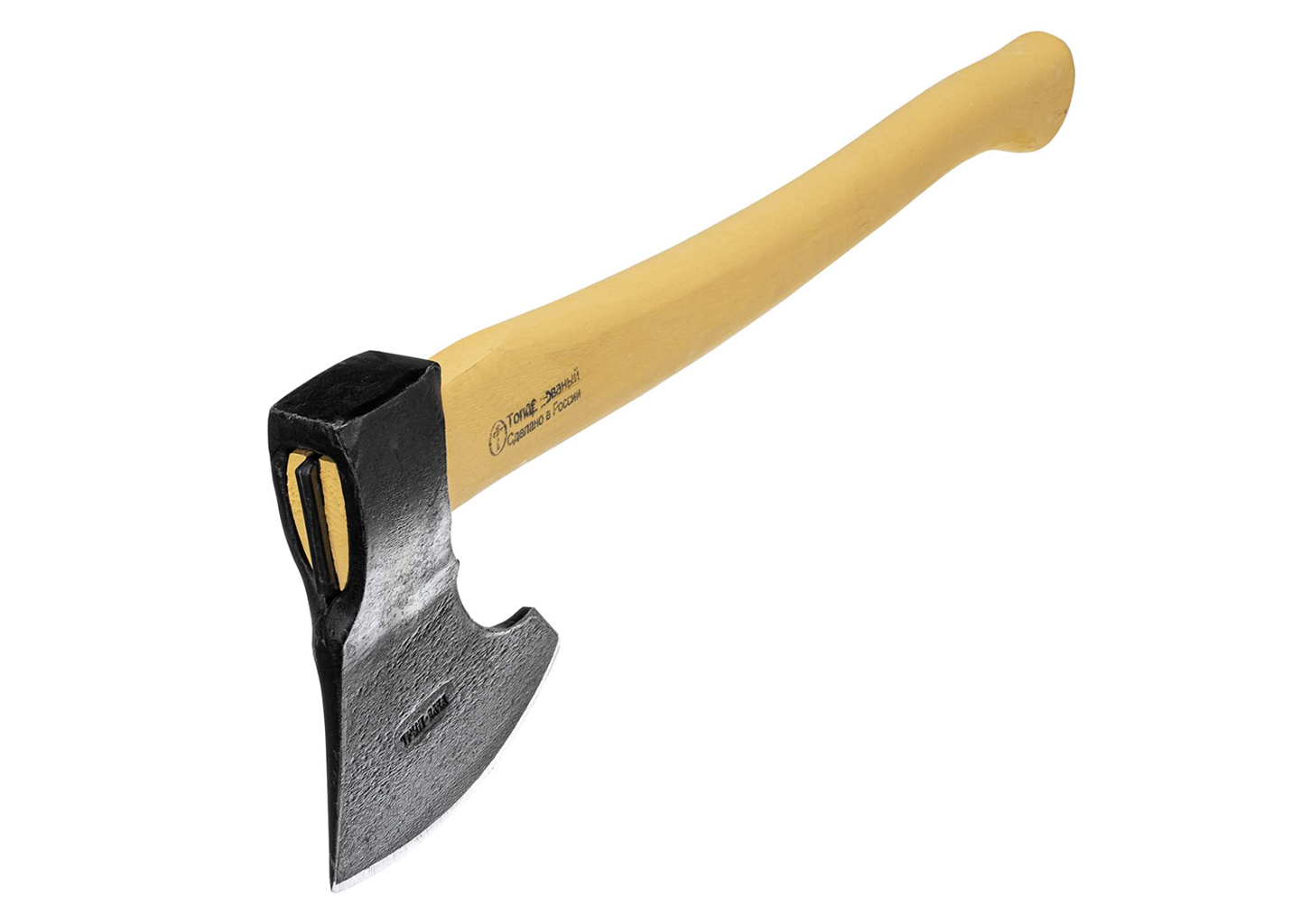 Топор кованый таежный Тигр 21695 с деревянным топорищем