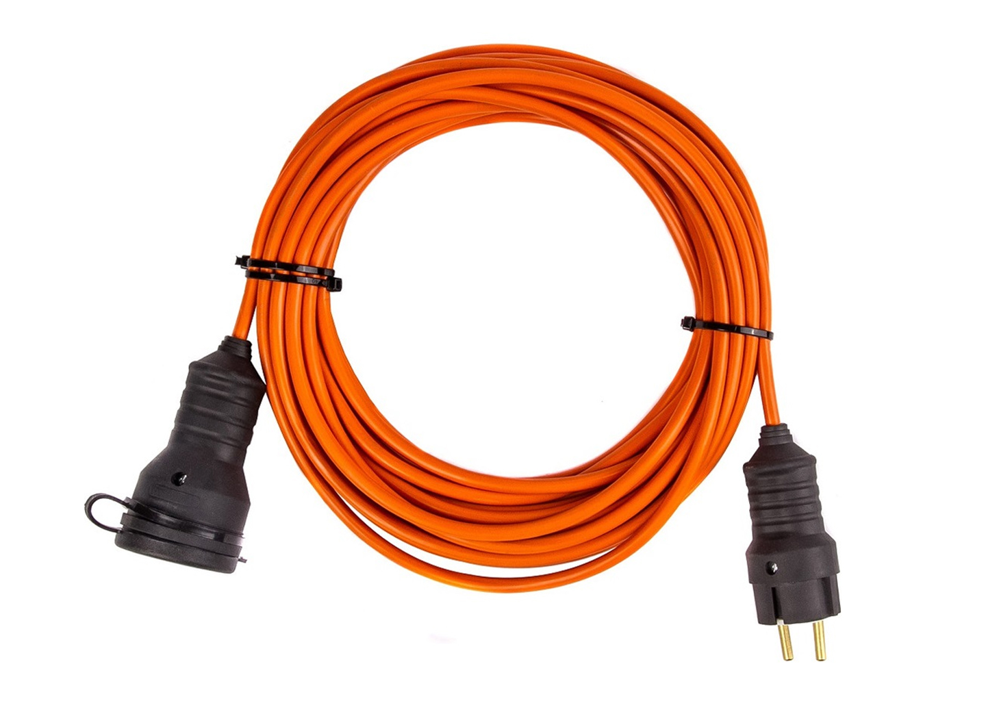 Удлинитель с заземлением USE USE303-005 10 м, IP44, 1 розетка, ПВС 1,5 мм²