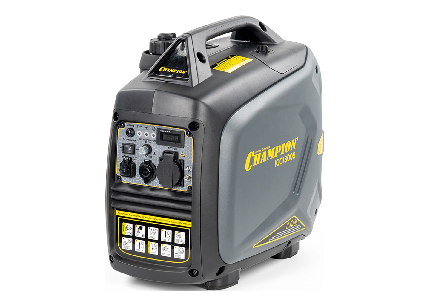 Инверторный генератор CHAMPION IGG1800S в шумозащитном кожухе
