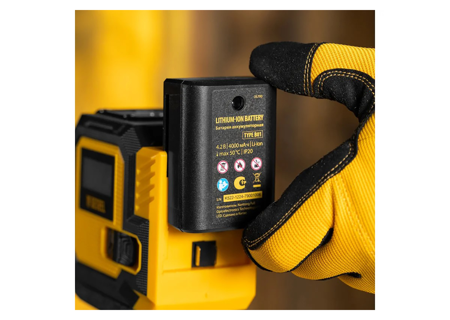 Батарея аккумуляторная для лазерного уровня DENZEL 35790 Батарея аккумуляторная для лазерного уровня DENZEL 35790 — изображение 4