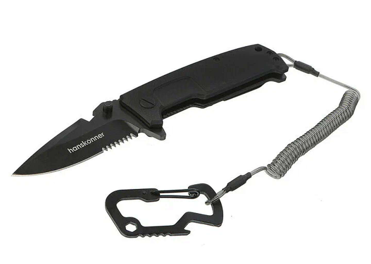 Складной нож Hanskonner HK1076-10-3 со стальным клинком D2 и рукояткой G10