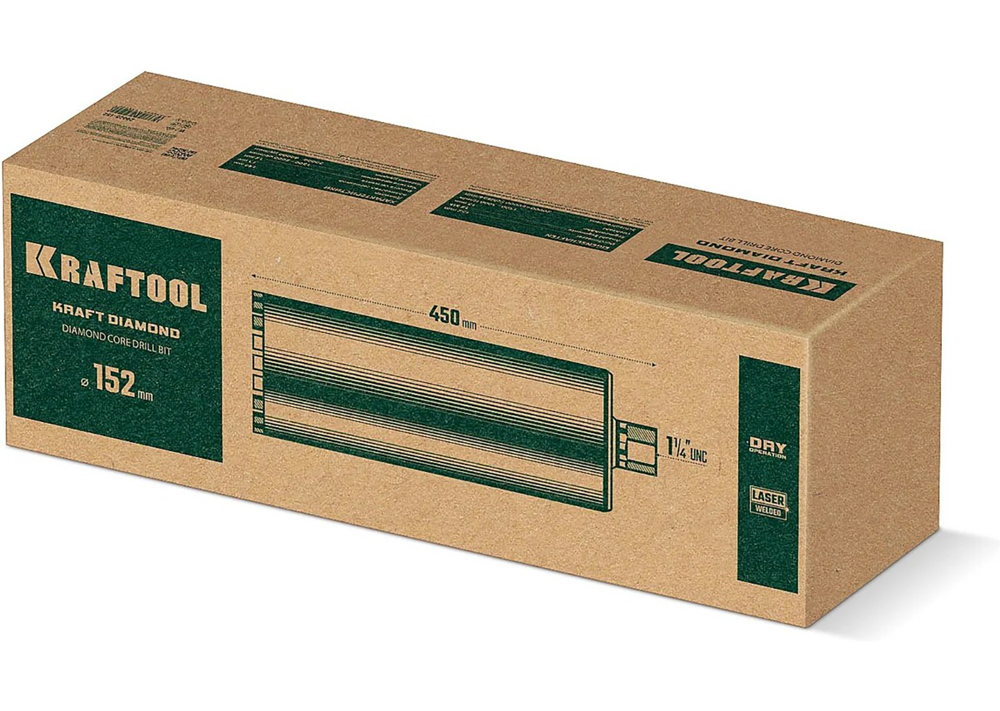 Алмазная коронка по железобетону KRAFTOOL DIAMOND 29825-152 Алмазная коронка по железобетону KRAFTOOL DIAMOND 29825-152 — изображение 2