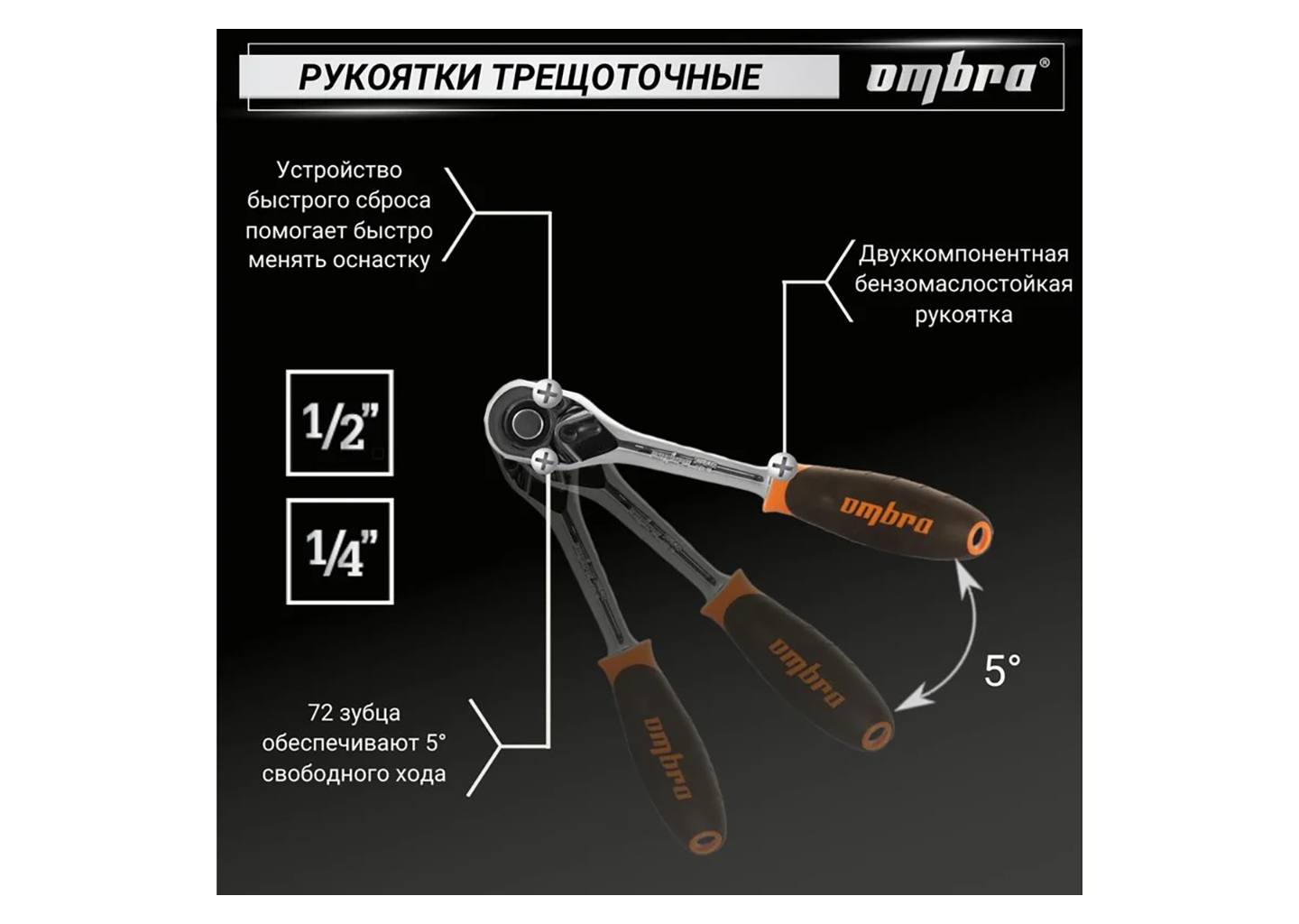 Набор универсального инструмента OMBRA OMT94S12 Набор универсального инструмента OMBRA OMT94S12 — изображение 17