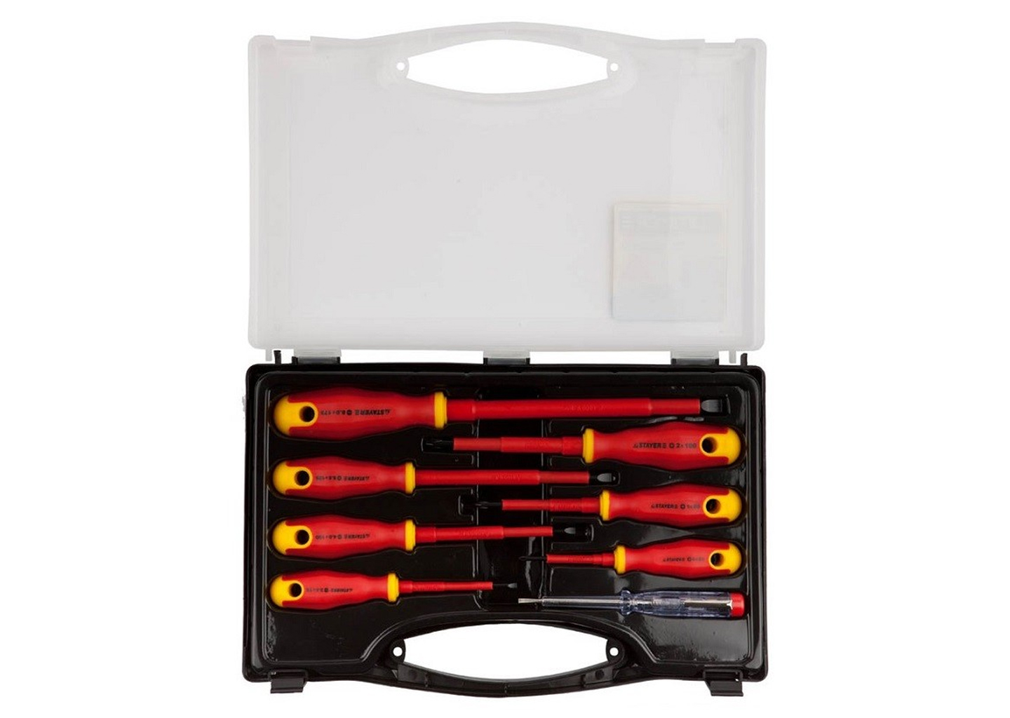 Набор диэлектрических отверток STAYER Electro Professional 25145-H8 8 шт в кейсе