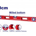 Уровень EMTOP ESLL28001 80 см с V-образным пазом