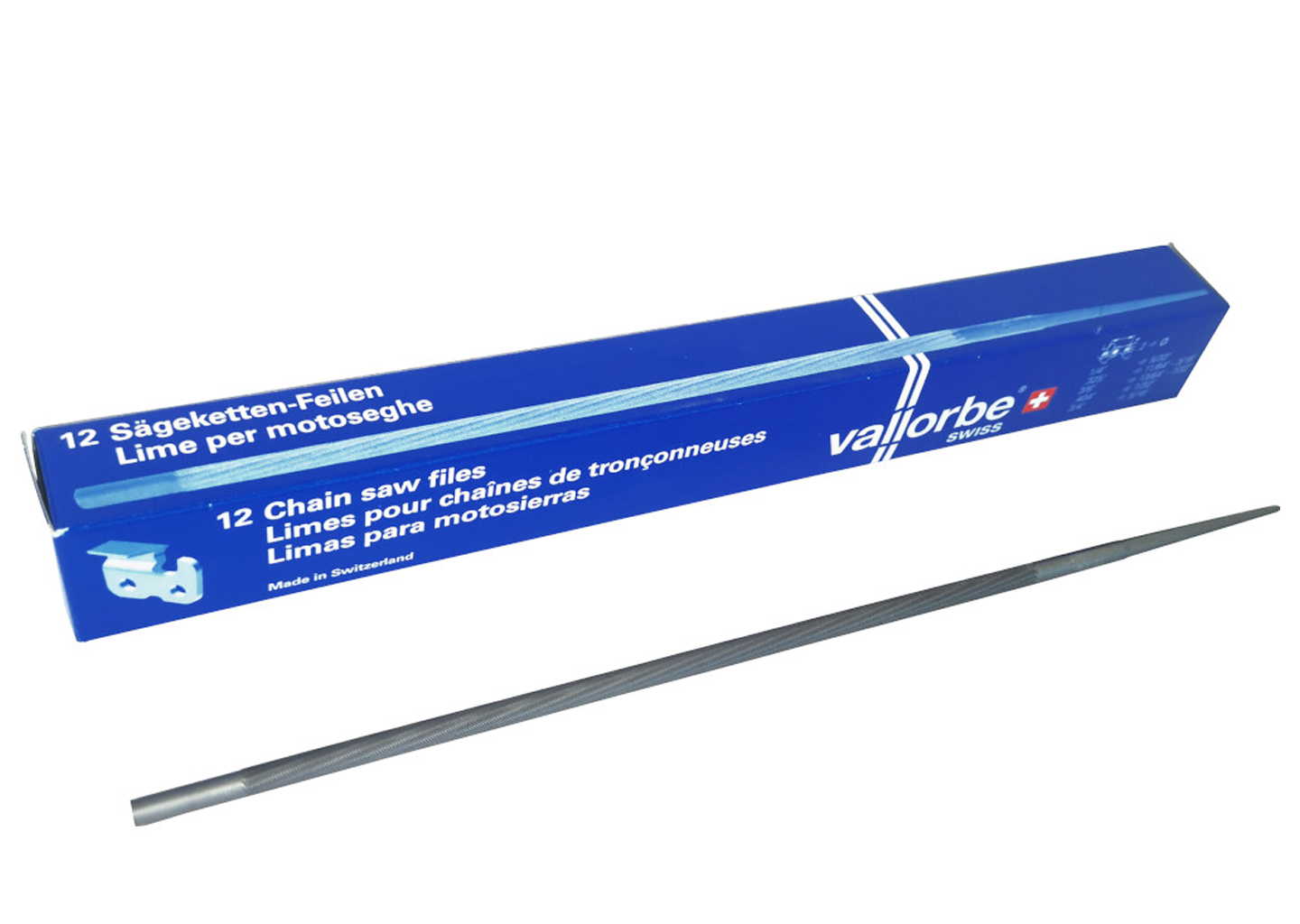 Напильник круглый VALLORBE 3,20 мм 200 мм для цепей 1/4 PM3