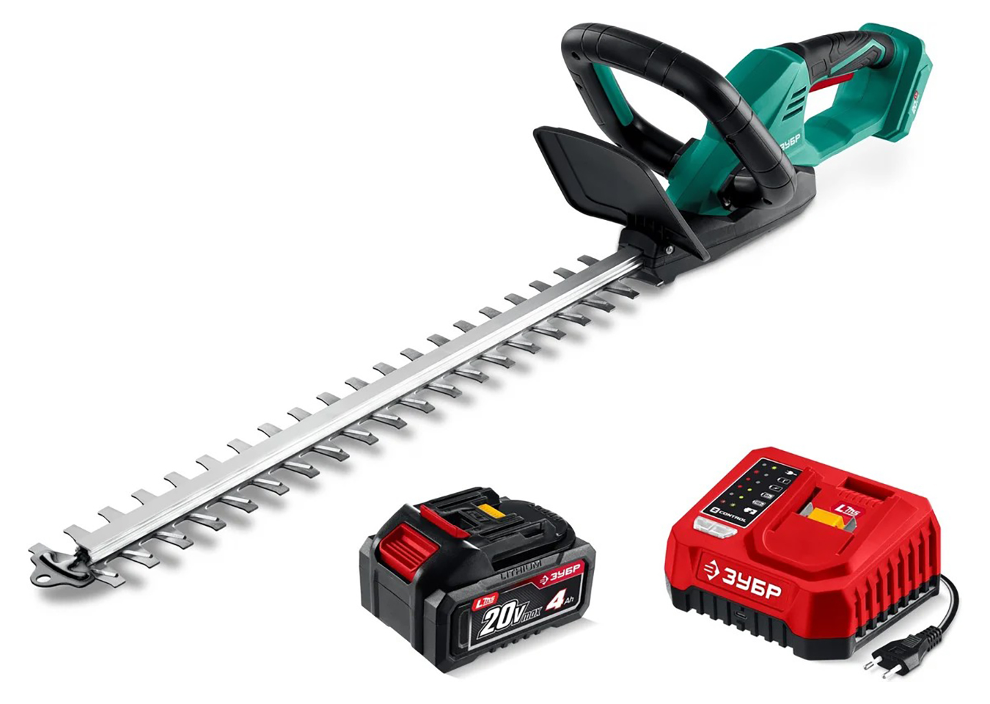 Кусторез аккумуляторный ЗУБР КРА-2051-41 20 В с АКБ 4 Ач