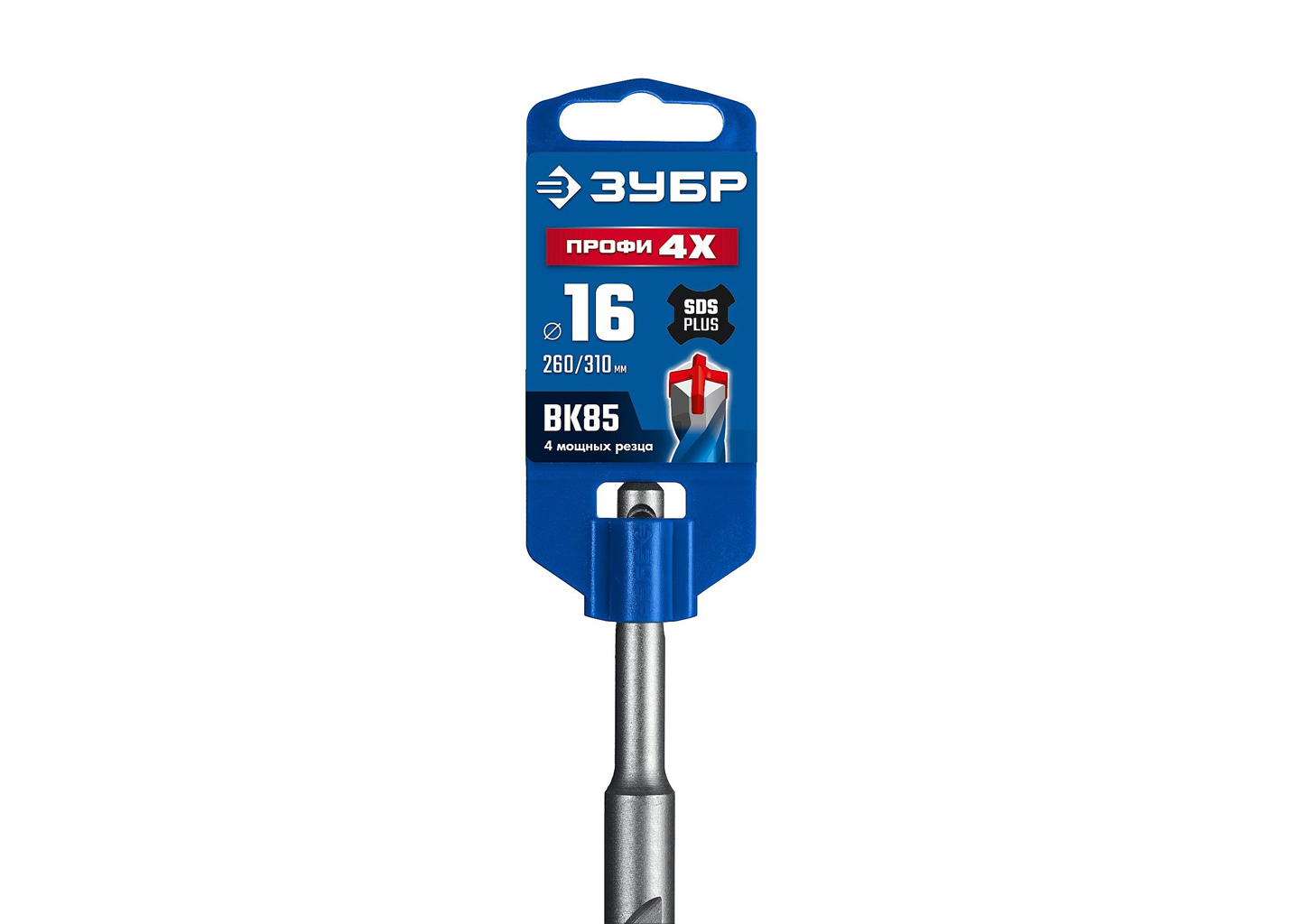 Бур SDS-plus ЗУБР Профи-4Х 29313-310-16 16x310 мм