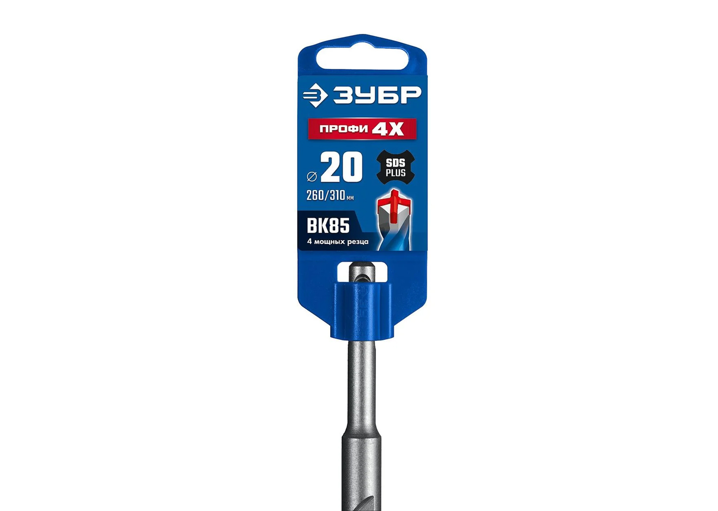 Бур SDS-plus ЗУБР ПРОФИ-4Х 29313-310-20 Бур SDS-plus ЗУБР ПРОФИ-4Х 29313-310-20 — изображение 2