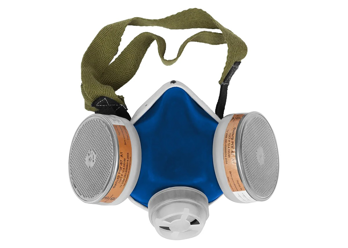 Респиратор противогазовый ЗУБР РПГ-67 А1 с фильтрами 11140