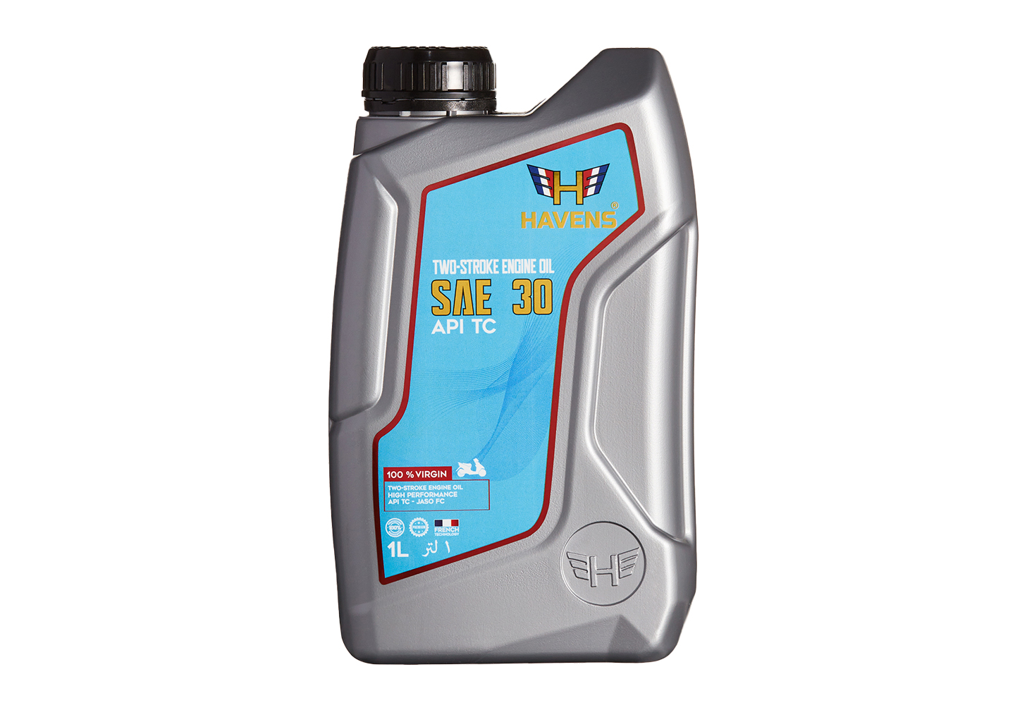 Масло моторное Havens 2T SAE 30 API TC JASO FC 1L H2T30TCFC для двухтактных двигателей